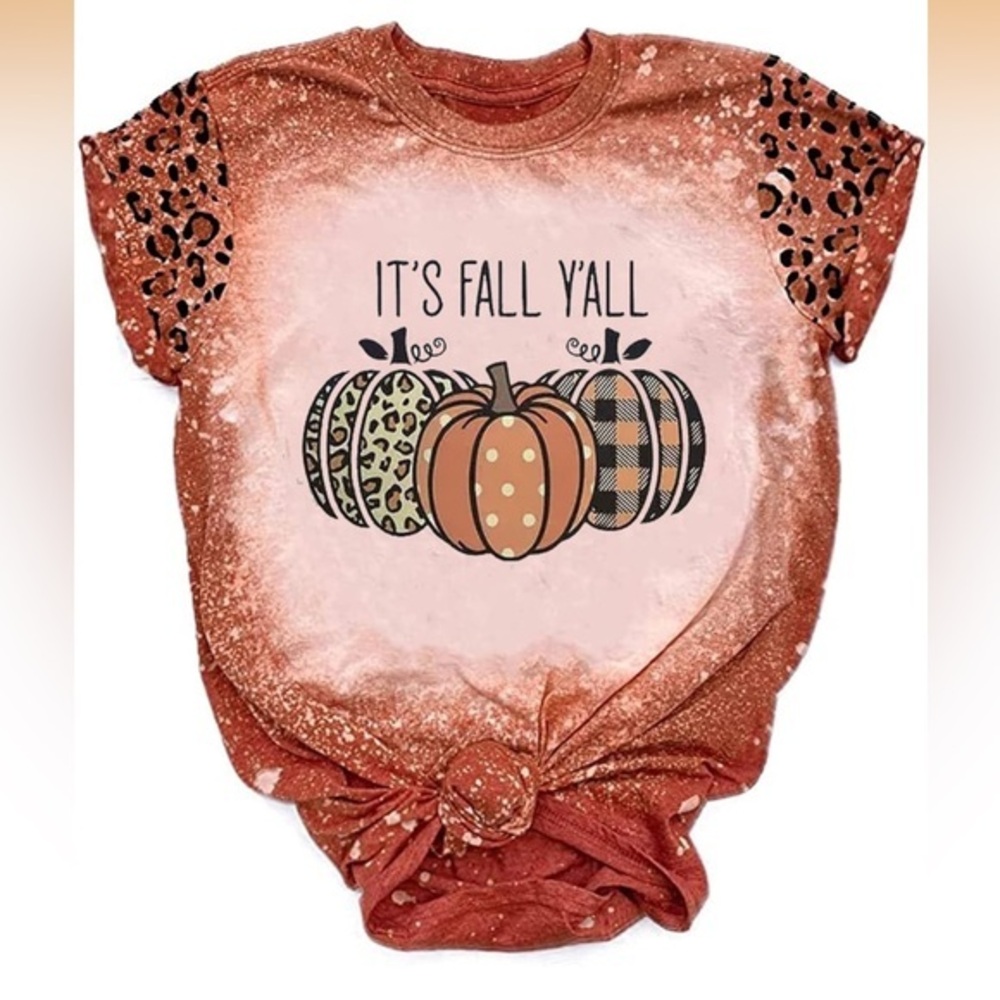 NWOT || “It’s Fall Y’all” Pumpkin Halloween Tee (M)